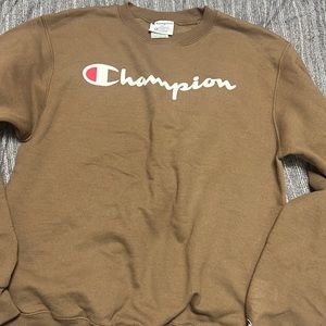 Brown champion sweatshirt